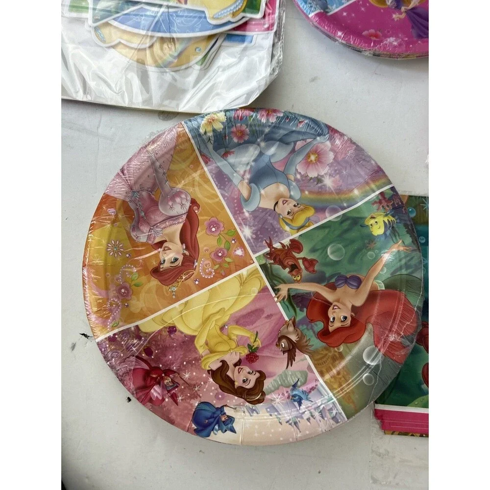 Princess Birthday Party Supplies Decorations for Girls For 8 kids